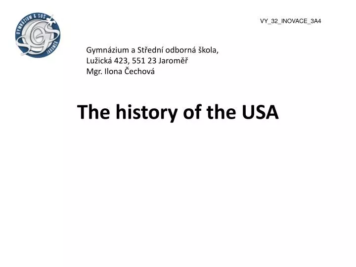 the history of the usa