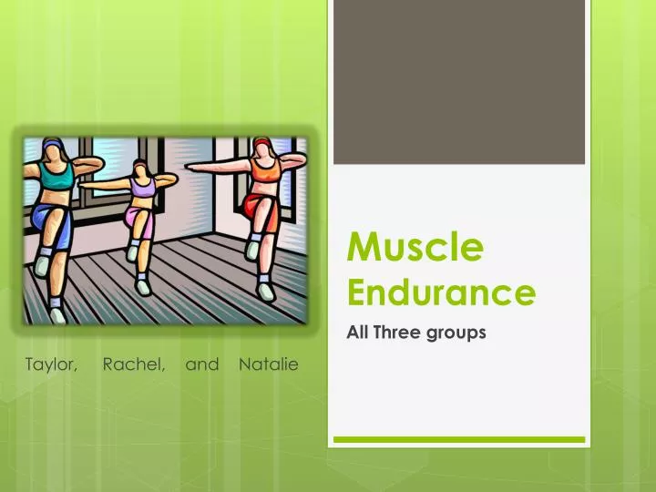 muscle endurance