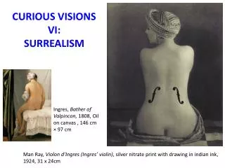 CURIOUS VISIONS VI: SURREALISM