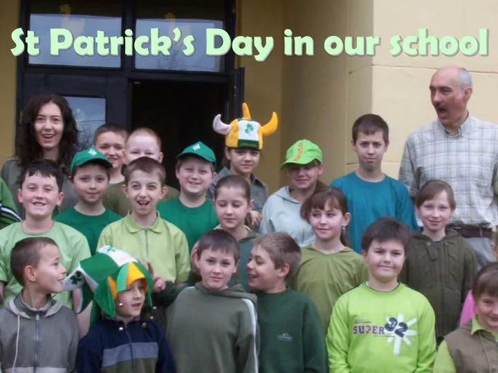 st patrick s day in our school