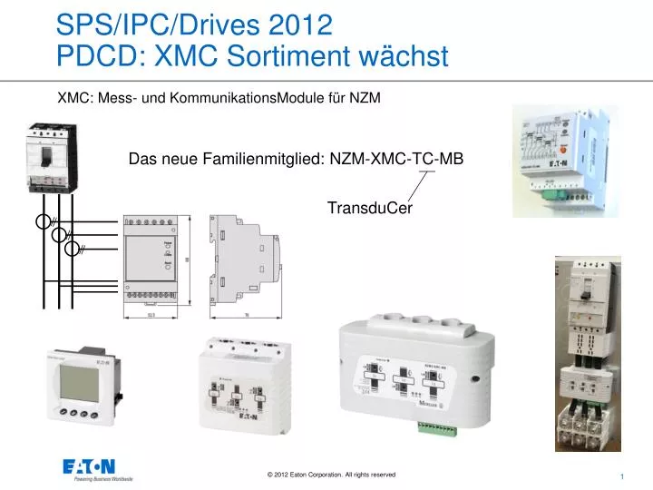 sps ipc drives 2012 pdcd xmc sortiment w chst