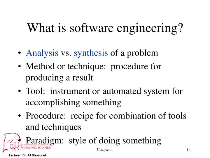 what is software engineering