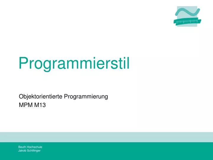 programmierstil