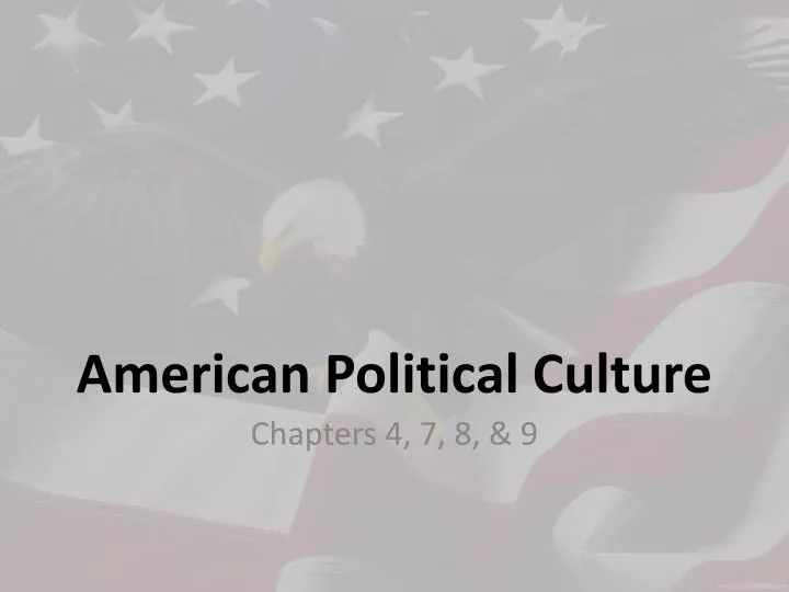 american political culture
