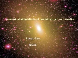 Numerical simulations of cosmic structure formation