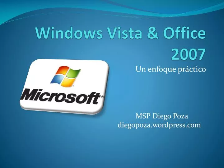 windows vista office 2007