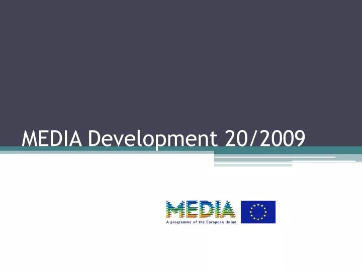 media development 20 2009
