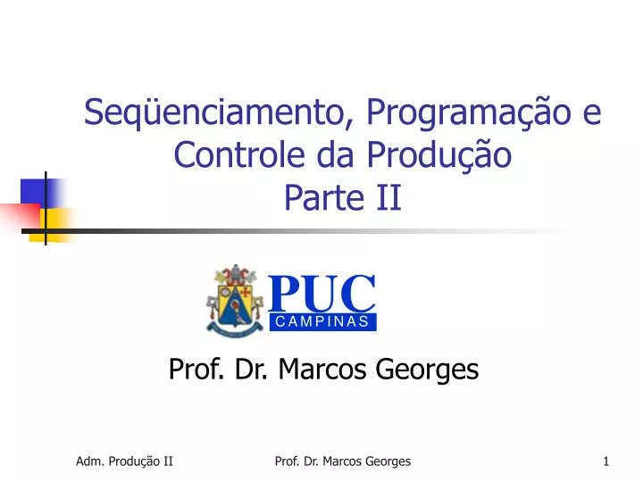 seq enciamento programa o e controle da produ o parte ii