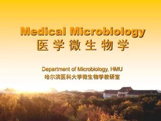 Department of Microbiology, Harbin Medical University