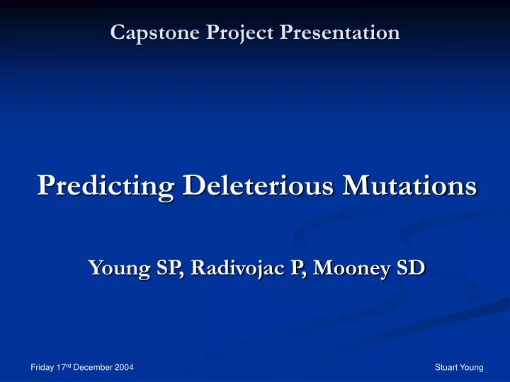 capstone project presentation