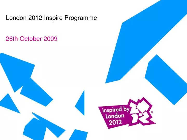london 2012 inspire programme