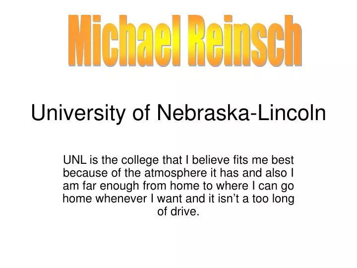 university of nebraska lincoln