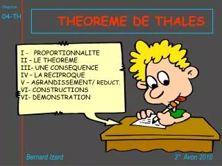 THEOREME DE THALES
