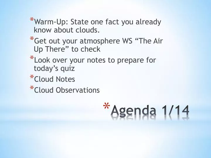 agenda 1 14