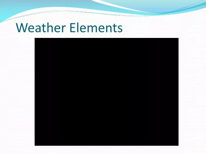 weather elements