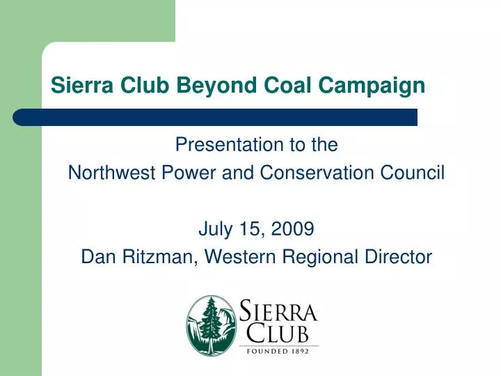 sierra club beyond coal campaign