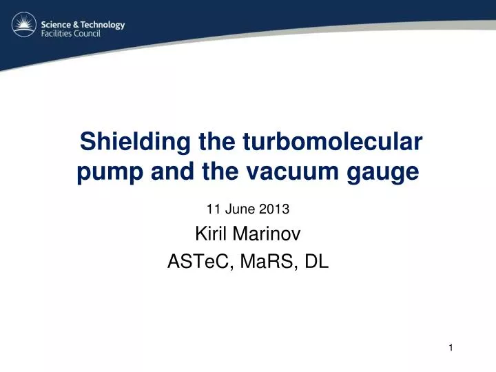 shielding the turbomolecular pump and the vacuum gauge