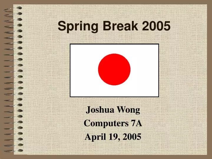 spring break 2005