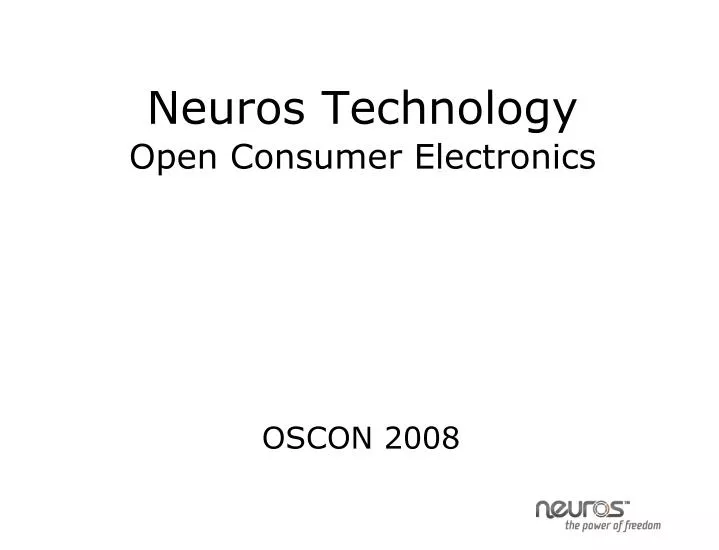 neuros technology open consumer electronics