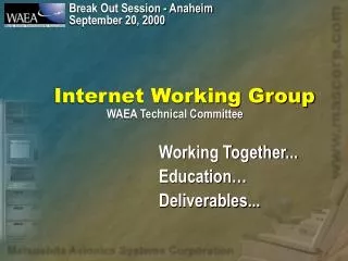 Internet Working Group