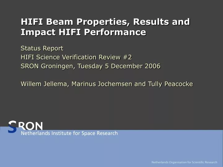 hifi beam properties results and impact hifi performance