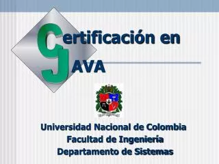 Universidad Nacional de Colombia Facultad de Ingeniería Departamento de Sistemas