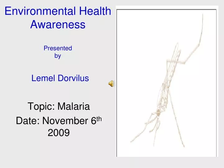 environmental health awareness presented by lemel dorvilus