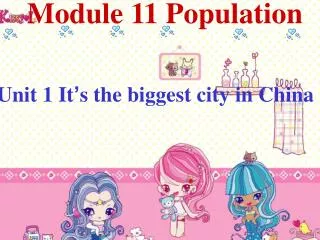 Module 11 Population