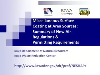 Miscellaneous Surface Coating at Area Sources: