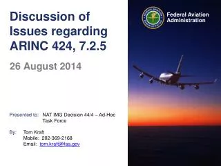 Discussion of Issues regarding ARINC 424, 7.2.5
