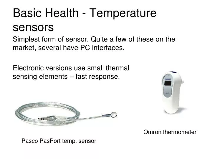 basic health temperature sensors