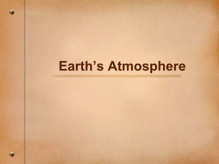 earth s atmosphere