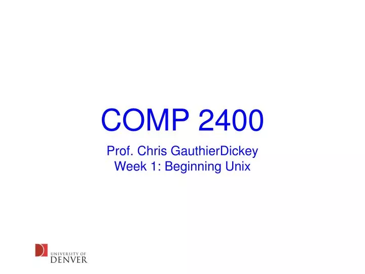 comp 2400