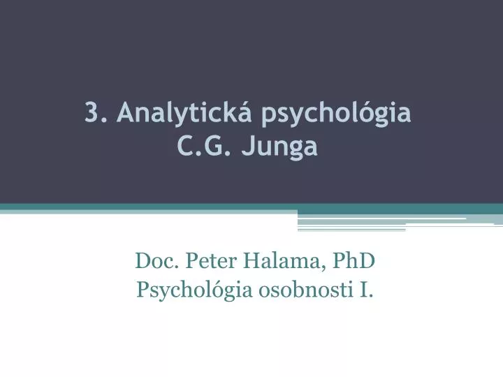 3 analytick psychol gia c g junga