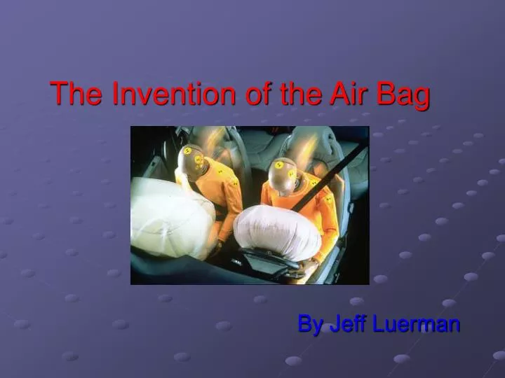 the invention of the air bag