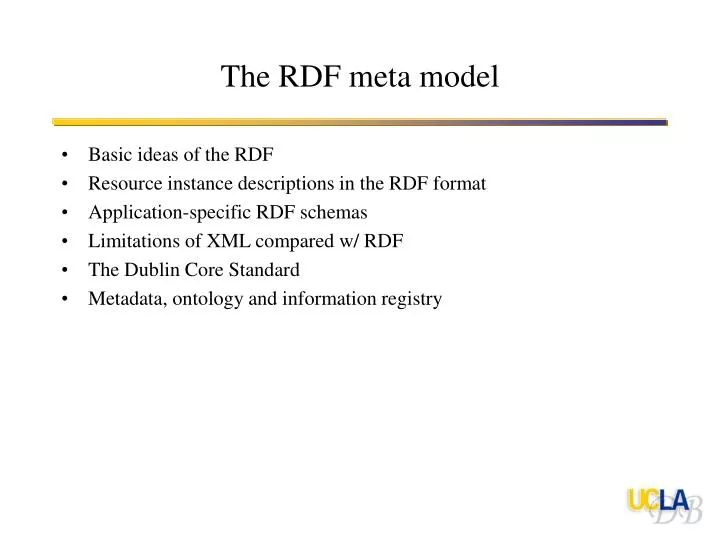 the rdf meta model