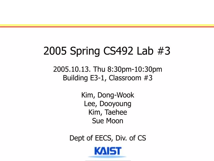 2005 spring cs492 lab 3