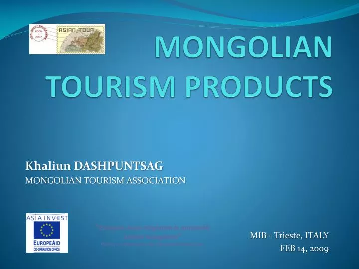 mongolian tourism products