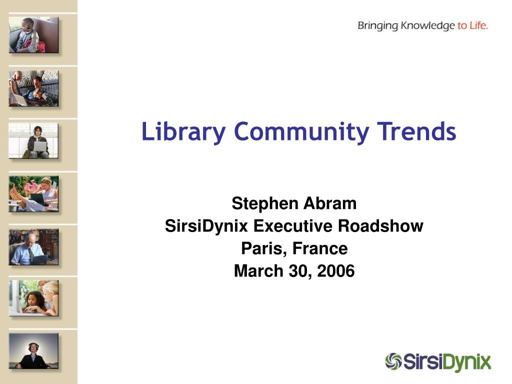 ppt - re-aligning library culture to meet user needs:... PPT - Rethinking Libraries for the Future: Trends and Innovations in ...
