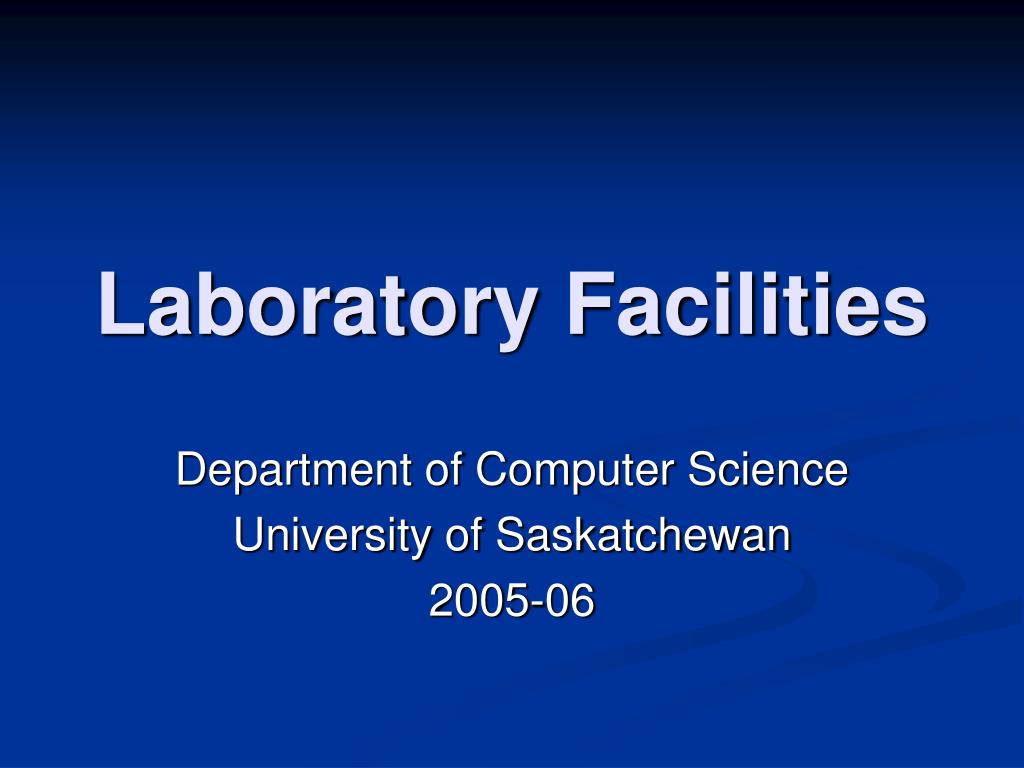 PPT - Laboratory Facilities PowerPoint Presentation, free download - ID ...