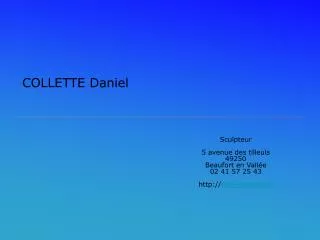 COLLETTE Daniel