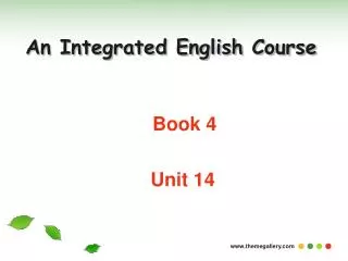 An Integrated English Course