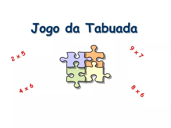 Tabuada do quatro - Recursos de ensino