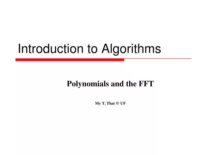 introduction to algorithms