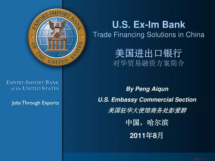 u s ex im bank trade financing solutions in china