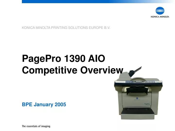 pagepro 1390 aio competitive overview