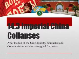 14.3 Imperial China Collapses