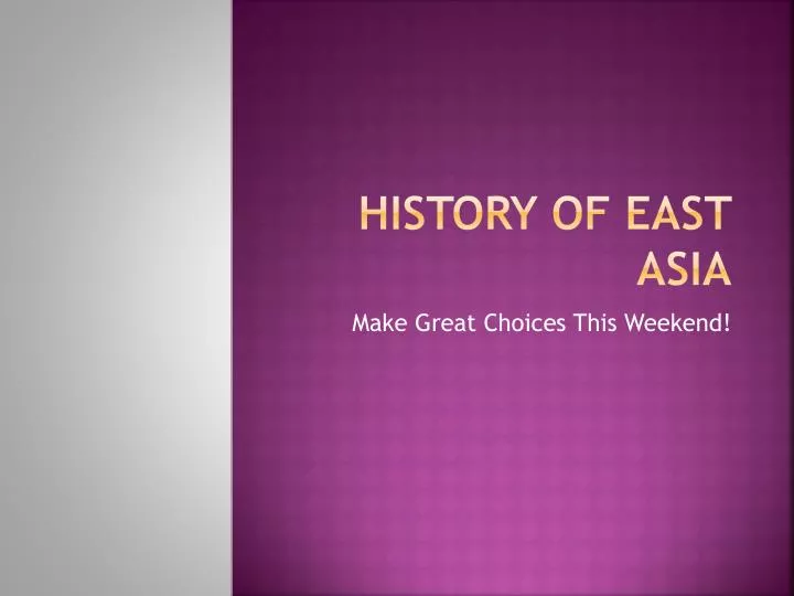 history of east asia