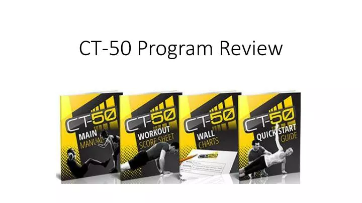 ct 50 program review
