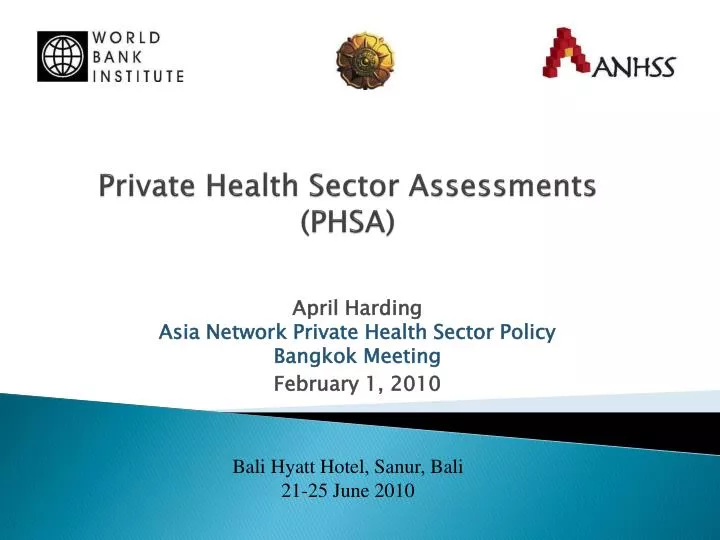 private health sector assessments phsa